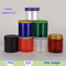 450ml PET manufacture transparent green tea food plastic jar with screw cap wholesale