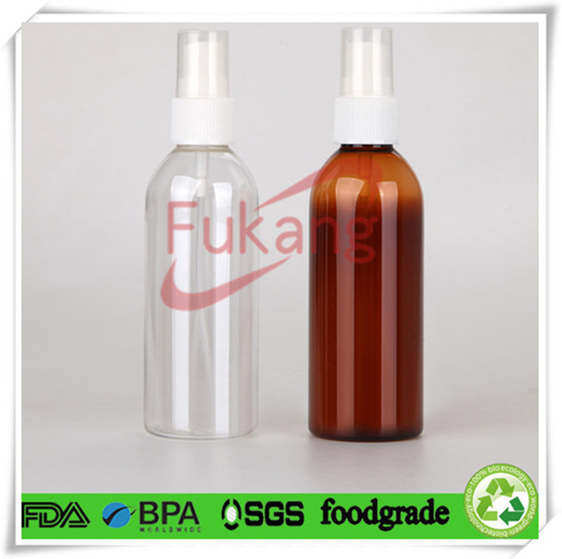 255cc clear plastic bottle with white screw cap