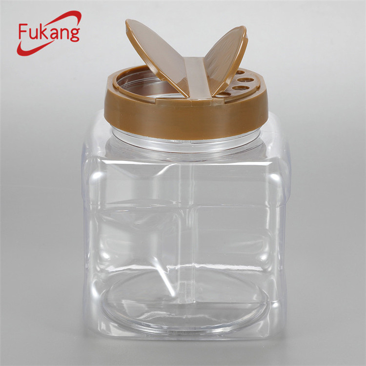 square 1500ml food grade plastic bottles with cap,51oz. nuts in honey jar in manufacturer for sale