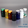 Round PET Plastic Medicine Capsules Bottle For Sport Supplement