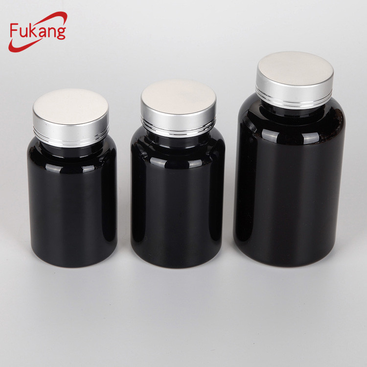 200cc bottle with flip top lid for australia food supplement,black pet bottle