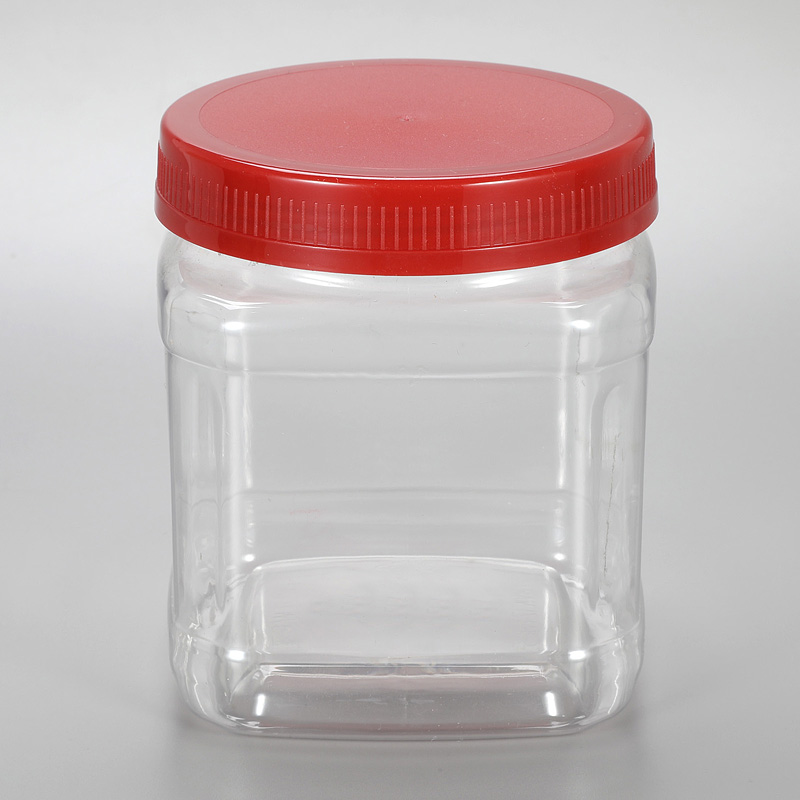 Designer Transparent PET Food Container Jar