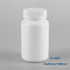 150cc sealable plastic medicine round bottle wholesale,bulk plastic pill bottles for sale,PP twist top off cap
