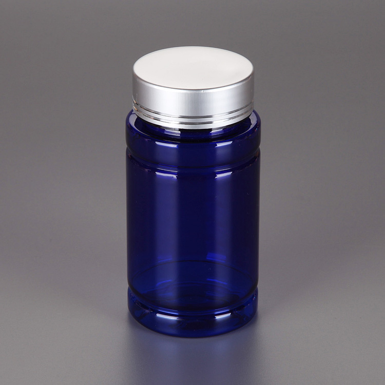 Plastic pill bottles 120ml PET pharmaceutical capsule pill bottle with seal cap medicine vitamin bottles