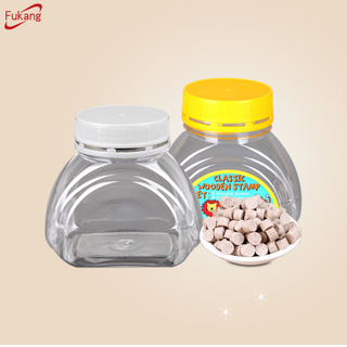 300ml Wholesale High Quality Cookie Tamper Proof Cap small empty packaging storage food grade sweet candy plastic jars
