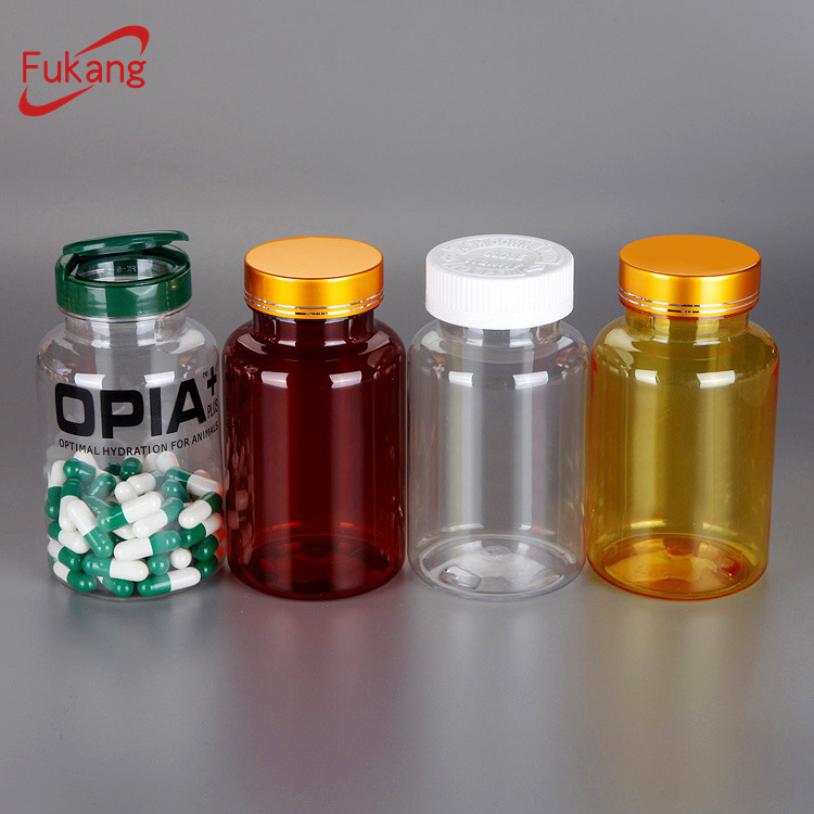 400ml green plastic capsule pill bottle plastic pill container