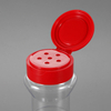 120ml clear Empty Spice Bottle With Flip Top Cap PET Bottles, 120ml PET plastic spicy salt jar with sift lid