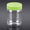 PET Food Grade Clear Cylinder Plastic Candy Jar with Lid for Gift