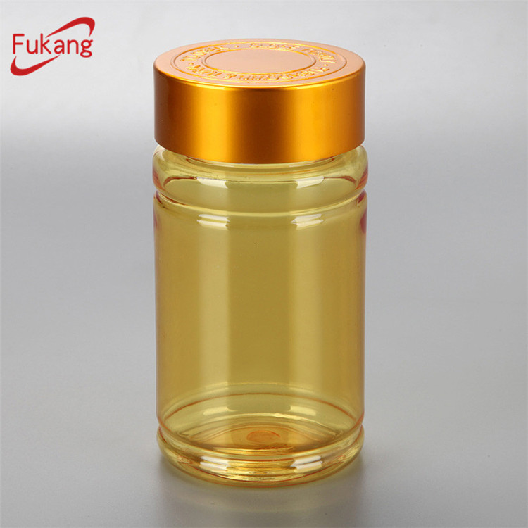 175ml Vitamin Pill Bottles, Green Plastic Bamboo Capsules Containers for Sale