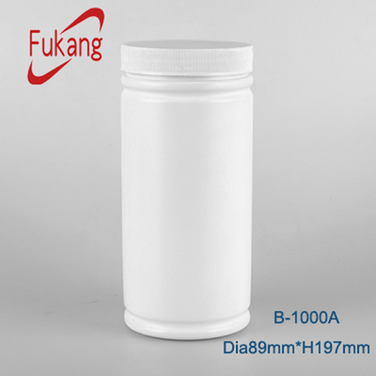 Wholesale wide mouth 1 liter hdpe plastic bottles for powder