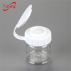 2oz clear small round PET plastic raw sea salt / spice powder packaging jar with shaker lid ODM/OEM