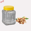 Kitchen Spice Salt Jar 500ml square PET spice packaging jar