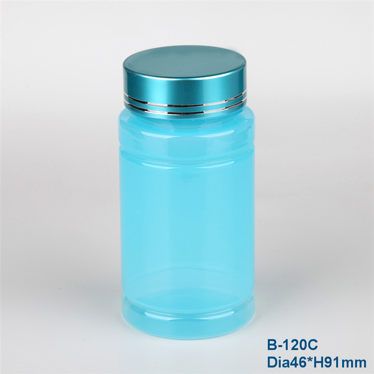 120ml Empty Vitamin Plastic Bottle Nutritional Supplements Plastic Capsules Bottle