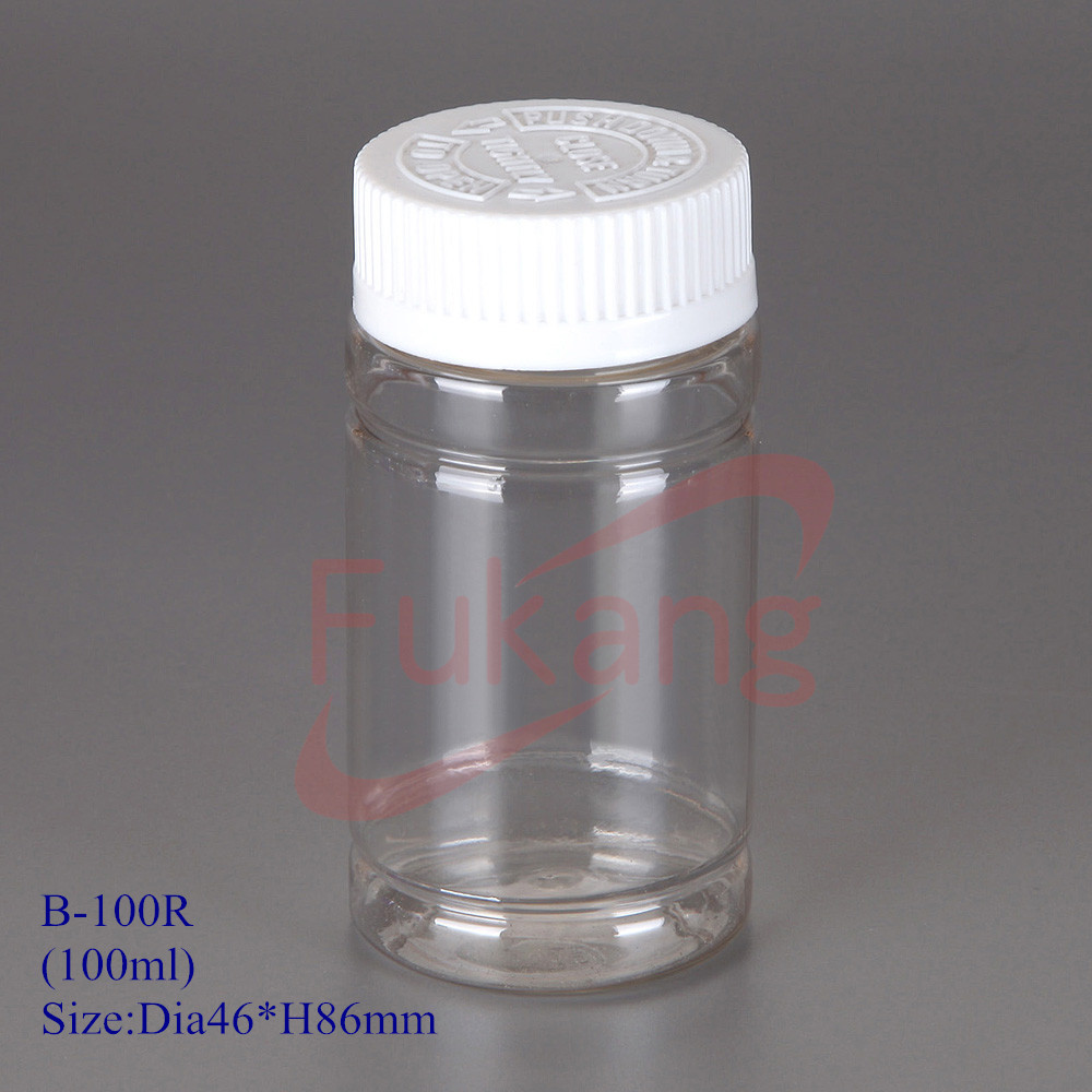 100ml pet medical bottles pass FDA certificate plastic pill bottles Buy 100ml Pet Medical