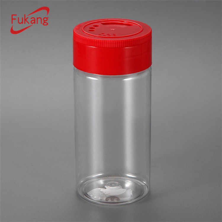 food grade plastic salt shaker bottle, unique shape plastic spice shaker bottles,new design plastic unique shape salt jar