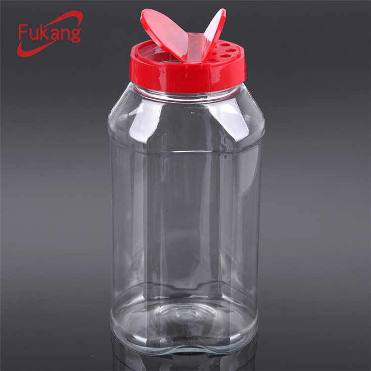 500ml Square Plastic Salt Containers,500gr Spice Salt Shaker