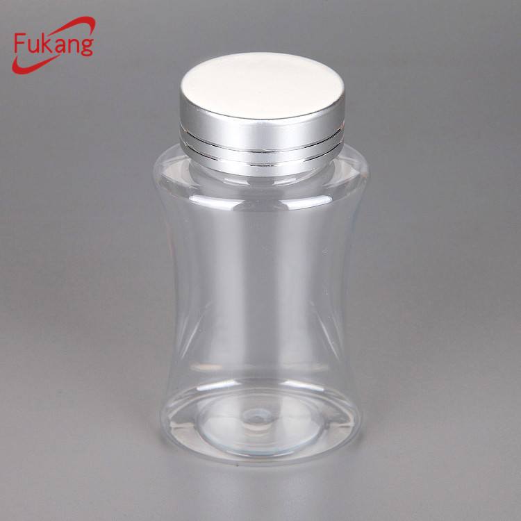 60cc Pet Pill Medicine Bottle with Aluminum Lid,plastic Bottle Wholesale