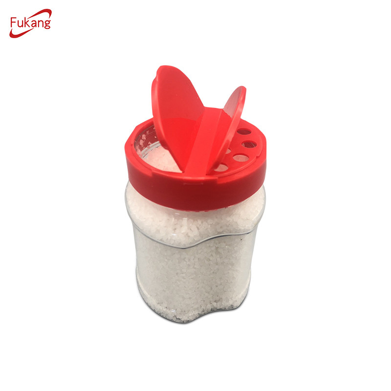 High quality plastic spice shaker bottle square plastic spice jars