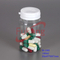 PET plastic pharmaceutical tablet bottle with tamper proof cap