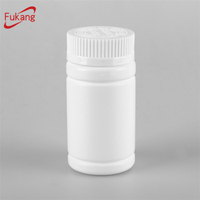 Hot Sale 112ml plastic HDPE pill bottle CRC cap with pressure sensitive liner
