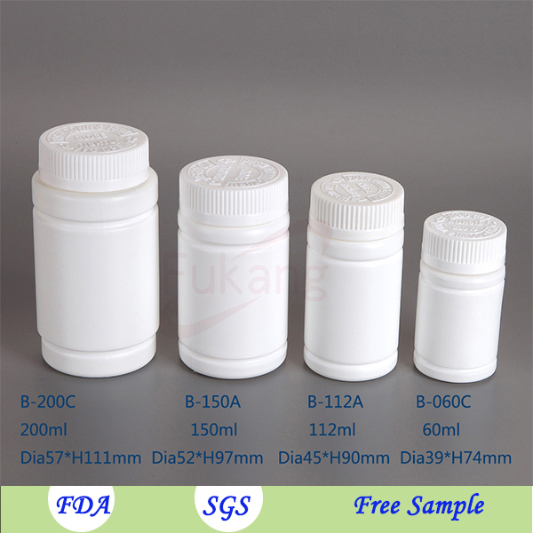 30cc/500cc pill capsule circular health product plastic bottle
