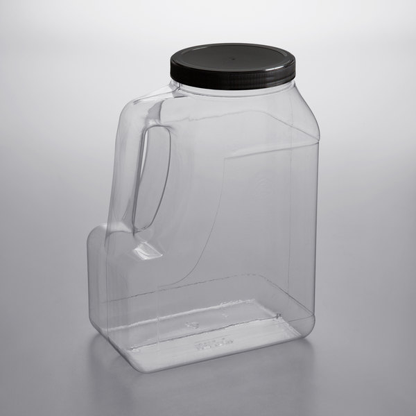 Transparent PVC Spice Container for Powder Garlic 5lb