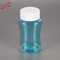 fancy 130ml clear blue plastic pill bottles with flip top cap
