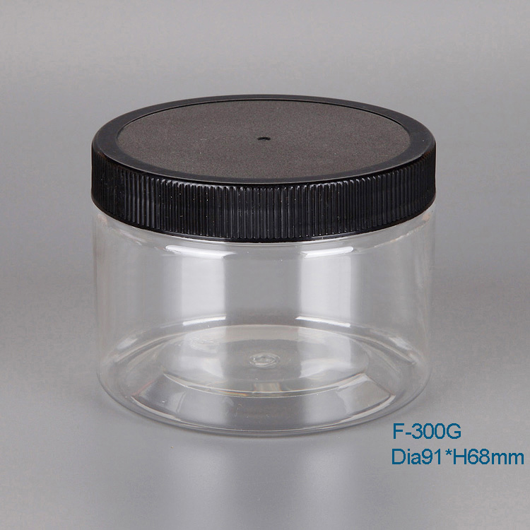 China supplier FDA certification 300ml 450ml 480ml 650ml Home kitchen nut cashew chocolate cookie plastic storage jar set