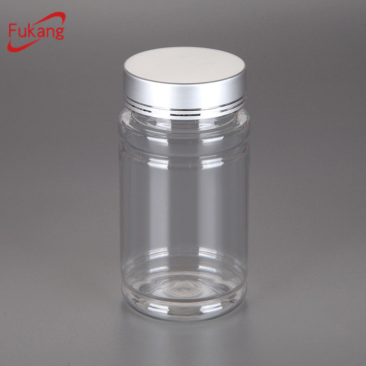 3.5 oz /100 cc Clear PET Plastic Packer Bottle with 38mm 38-400 Cap