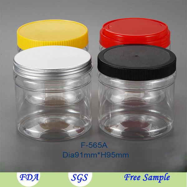 Clear Plastic Food Packaging Tube bottle ,Wholesale PET Plastic Tubes 700 ml PER handle cap square