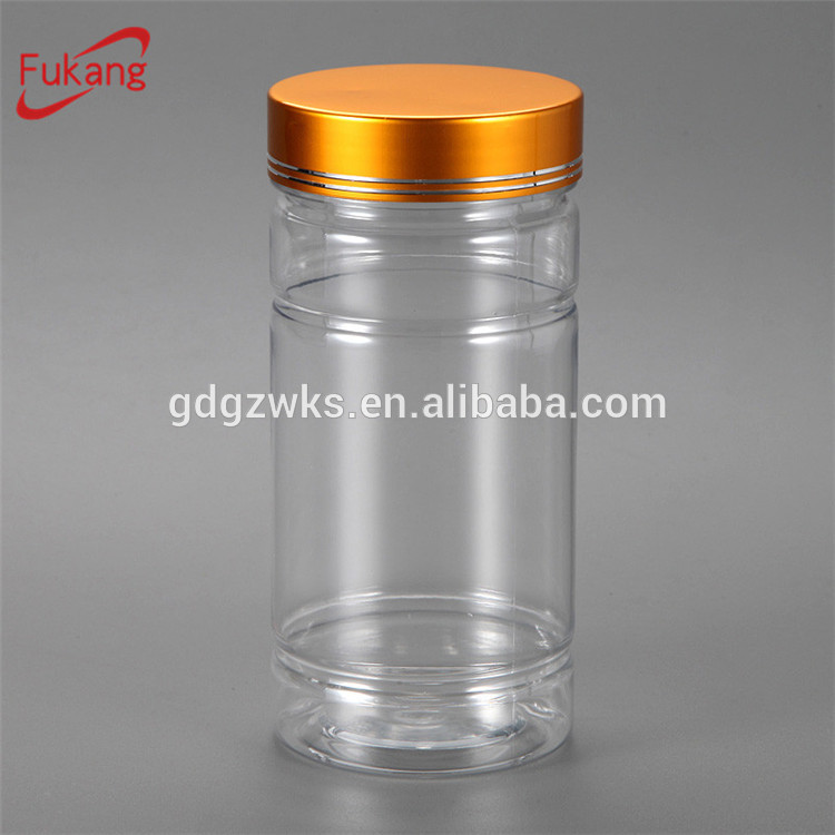 250ml Vitamin Capsule Packaging Container, PET Plastic Bottles for Pharmacy