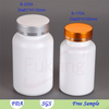 100cc white plastic capsule bottle with child proof cap