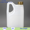 2L hdpe white plastic oyster sauce and fish sauce jar with lid blow plastic bottle factory