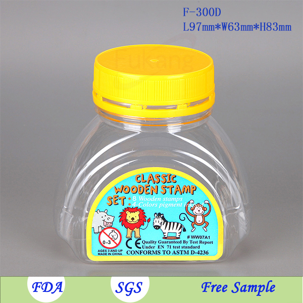 200ml Small Square Clear Plastic Food Containers