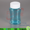 Free sample small 60ml clear pet pharmaceutical plastic bottle with silver cap