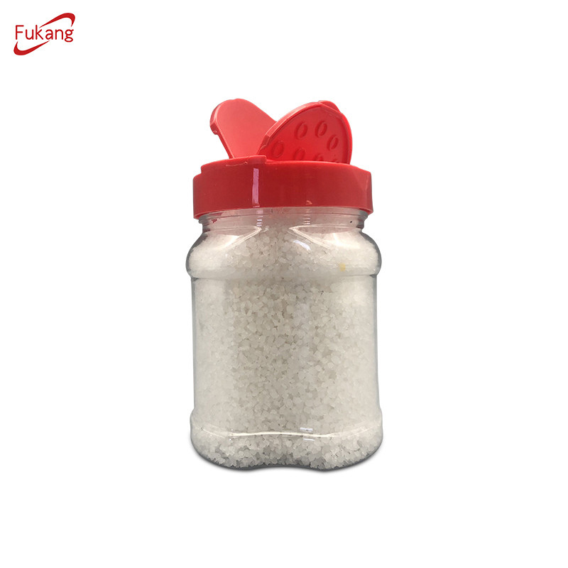 High quality plastic spice shaker bottle square plastic spice jars