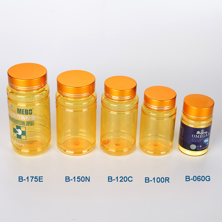 mini travel size plastic tube bottle, empty straight round 60 ml pharmaceutical pill bottle with screw cap