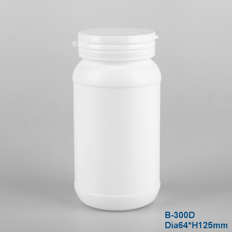 Empty plastic pill bottle Xylitol gum container with pull ring cap