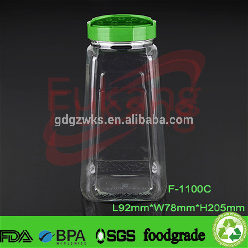 Spice lid Clear 1100ml PET Jar