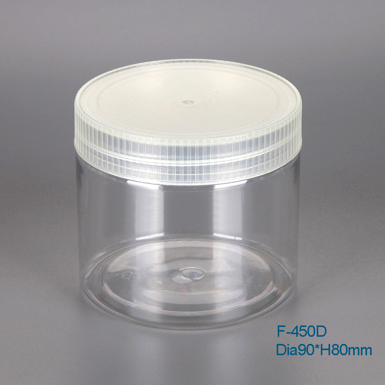 New model 450ml food packaging bottle with screw cap