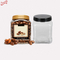 Coming 2020 Plastic Wide Mouth Food Storage Jars with Screw Lid