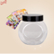 Transparent or custom Color Round Shape PET Plastic Jar