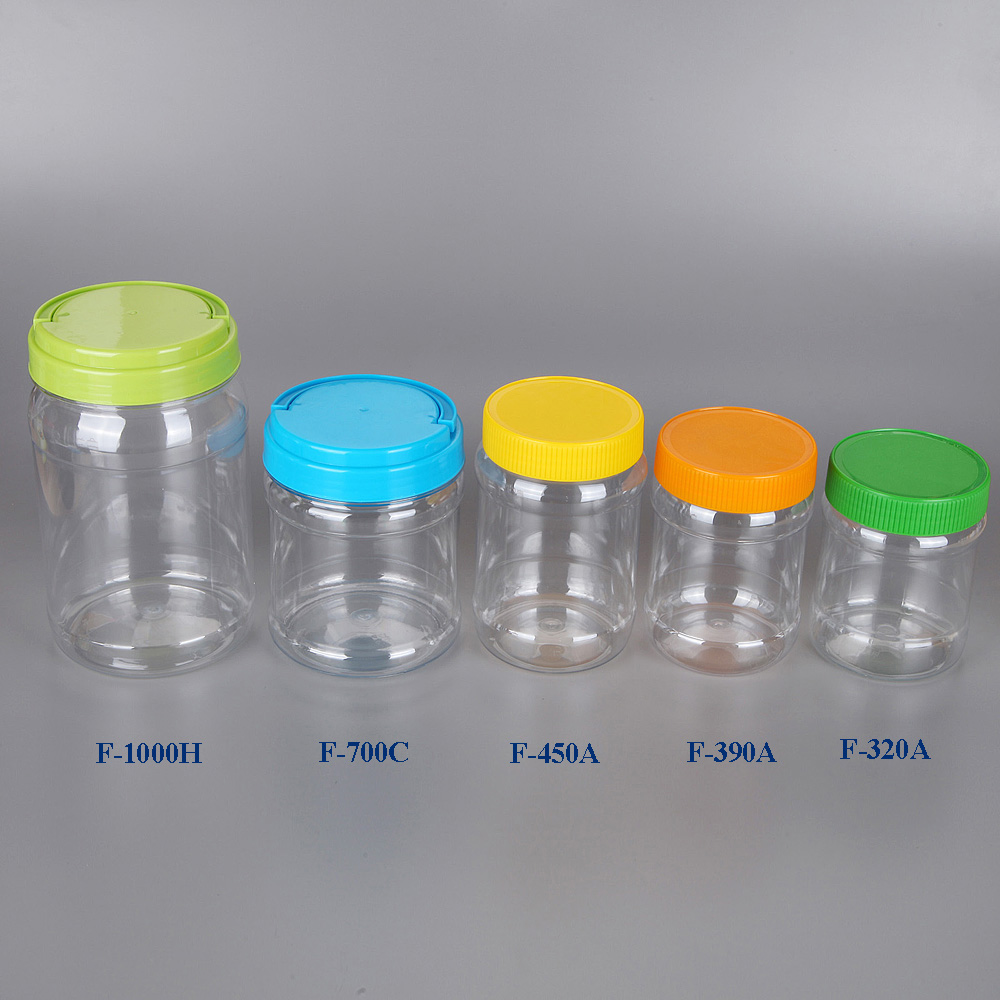 clear pet plastic mason jars bulk /acrylic candy stand ,chocolate jar, food storage