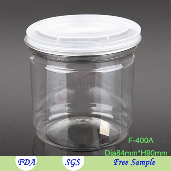 Wholesale 300ml-500ml high quality PET plastic can