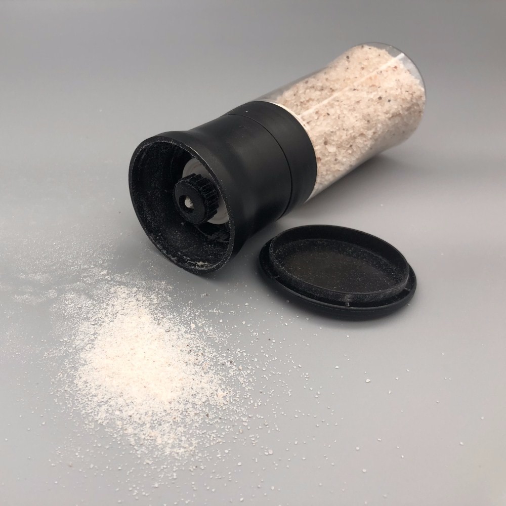 100ml clear pet spice mill, salt grinder jars