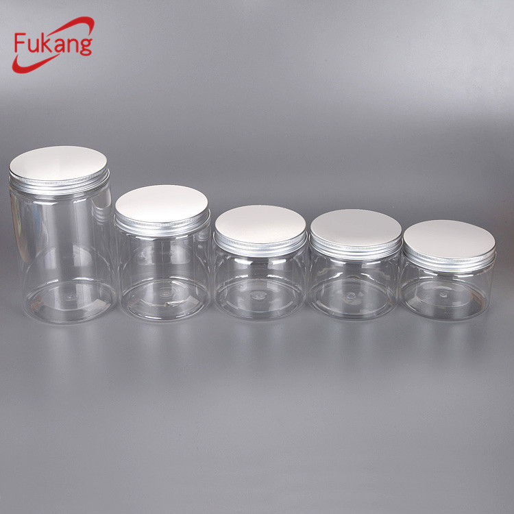 FDA certification 300ml 450ml 650ml 1000ml plastic jar set with lid for home sugar cereal cornmeal oatmeal food Wholesale