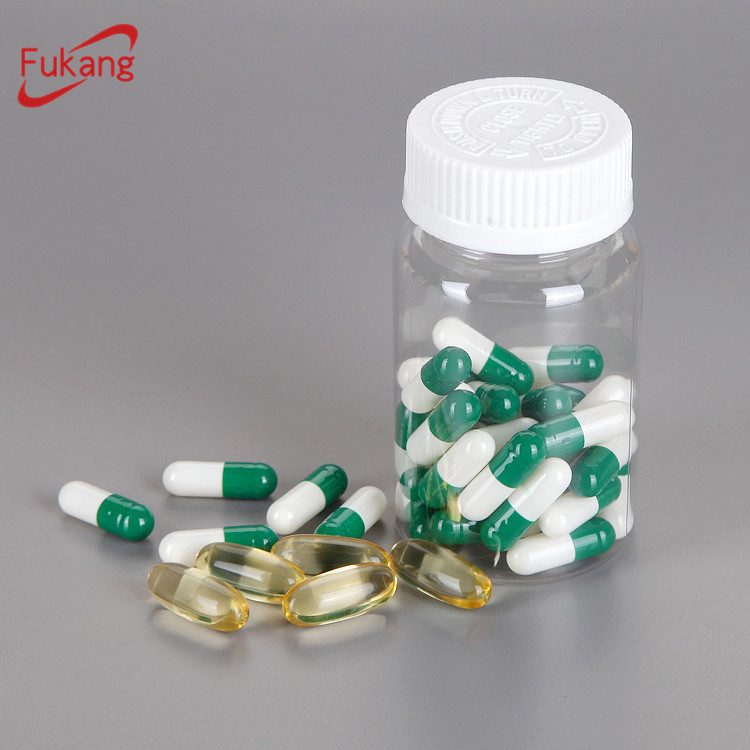 80ml capsule pill health product plastic bottle