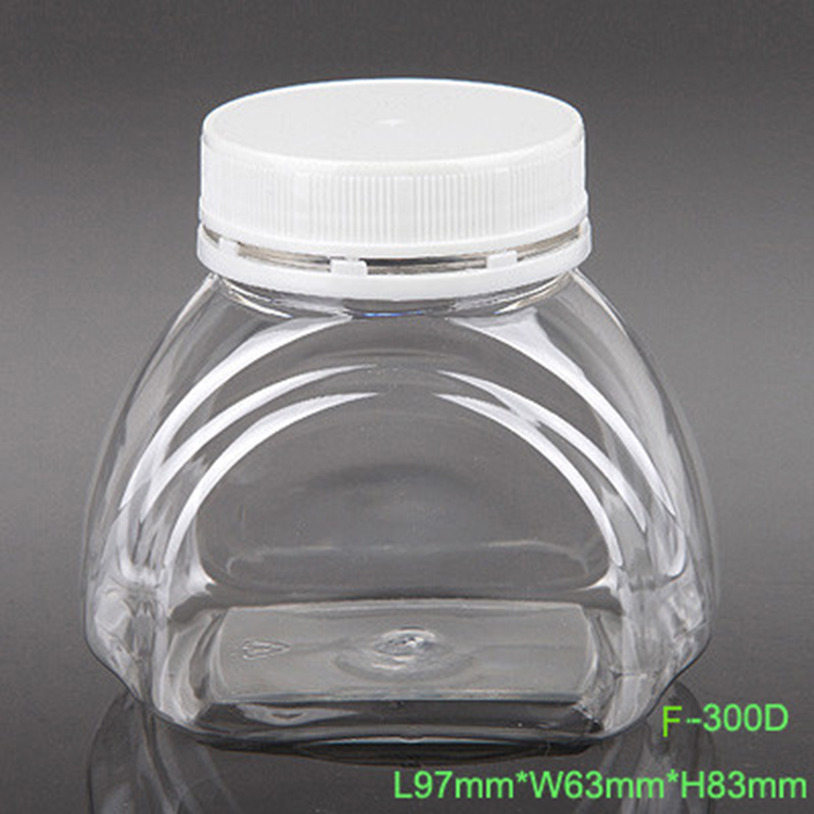 300ml plastic bottle for shaped food